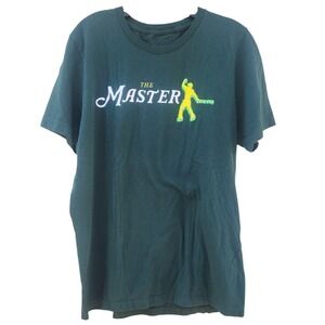 The Master At Golf Barstool Sports Large Green Putting Tee Shirt Graphic Augusta